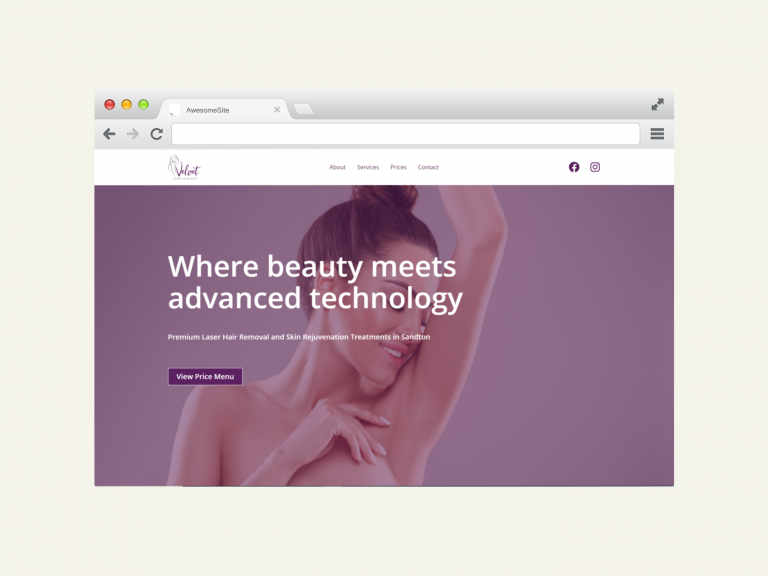 Velvet Laser & Beauty Website